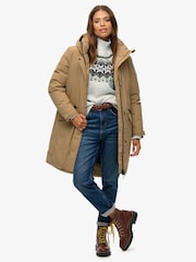 Superdry Nude City Fishtail Padded Parka - Image 5 of 9
