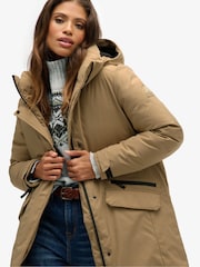 Superdry Nude City Fishtail Padded Parka - Image 6 of 9