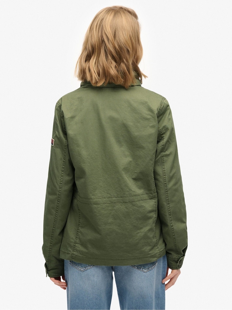Superdry Green M65 Rookie Jacket - Image 2 of 9