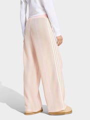 adidas originals Pink Stripe Crochet Knit Firebird Track Pant Trousers - Image 2 of 6