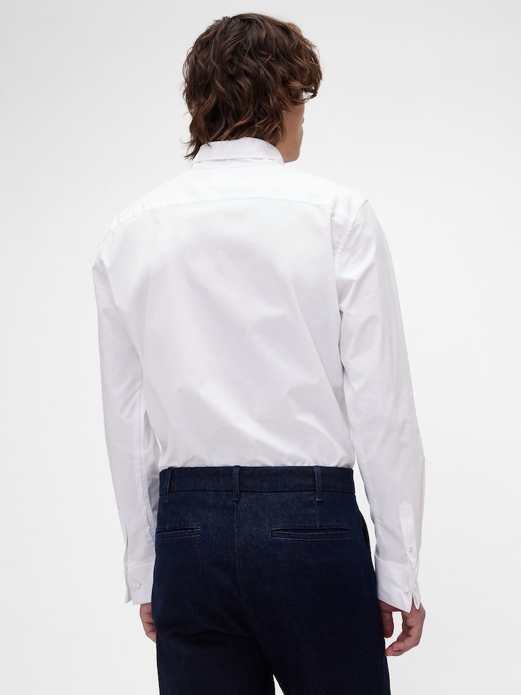 GapStudio White Poplin Shirt - Image 2 of 5 GapStudio White Poplin Shirt - Image 2 of 5