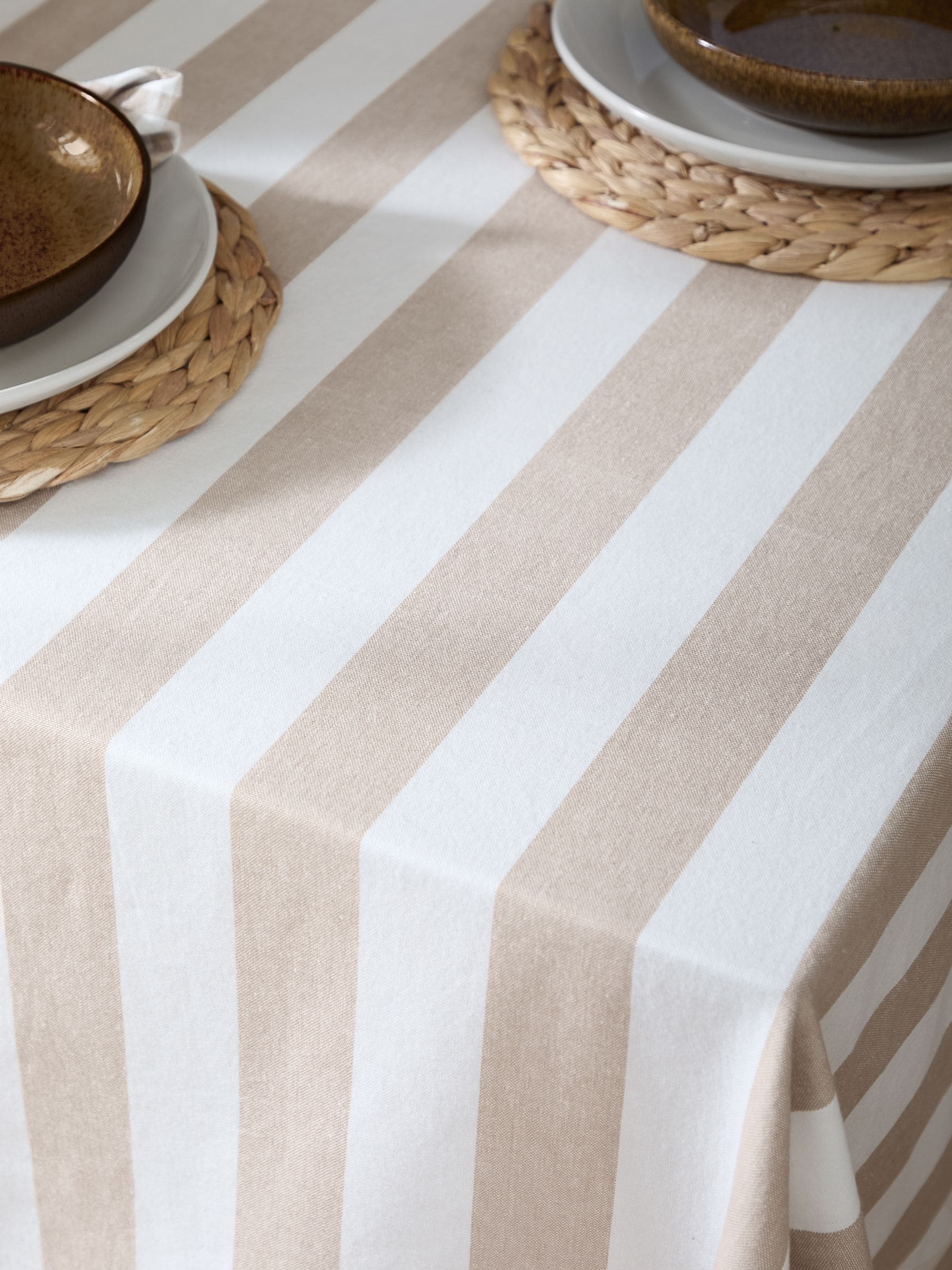Buy Yard Natural Hayle Stripe Table Cloth from the Next UK online shop