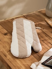 Yard Natural Hayle Stripe Oven Gloves - Image 1 of 3