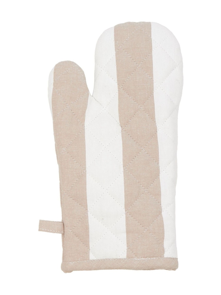 Yard Natural Hayle Stripe Oven Gloves - Image 3 of 3