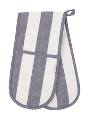 Yard French Blue Hayle Stripe Double Oven Gloves - Image 3 of 4