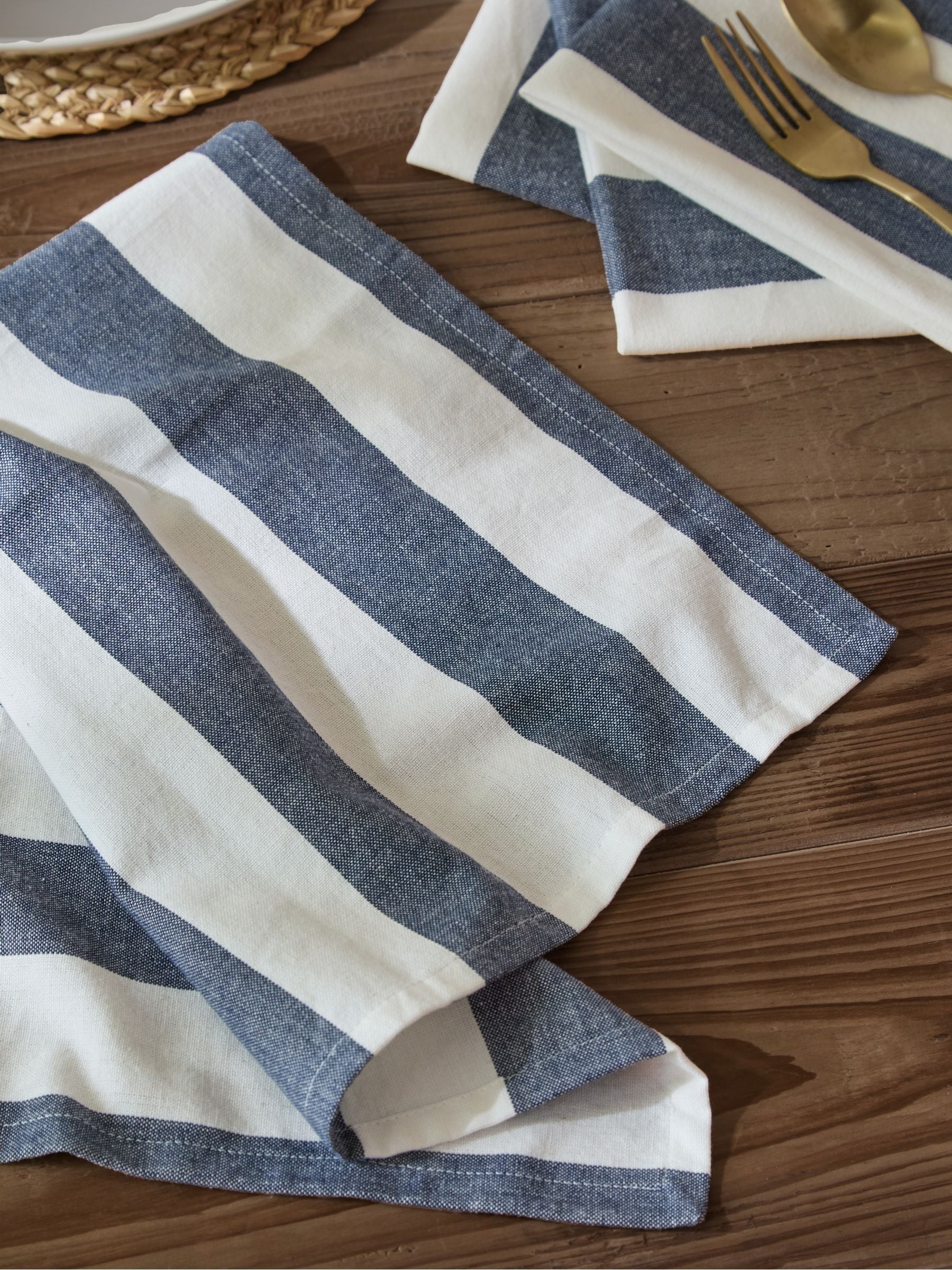 NEXT Hayle Stripe Napkins - Thumbnail 5