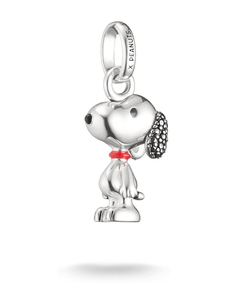 Thomas Sabo Silver Peanuts Snoopy Pavé Charm Connect Pendant - Image 1 of 3