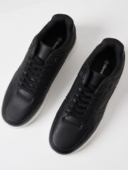 Threadbare Black Court Trainers - Image 2 of 4