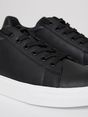 Threadbare Black Court Trainers - Image 3 of 4