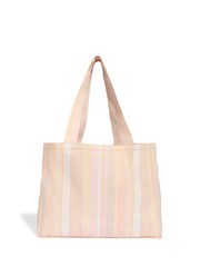 adidas Originals Pink Stripe Cotton Canvas Tote Bag - Image 2 of 5