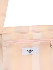adidas Originals Pink Stripe Cotton Canvas Tote Bag - Image 5 of 5