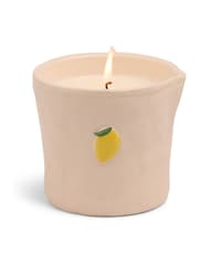 Paddywax Bistro 226g Lemon Embossed Ceramic Candle - Image 3 of 4