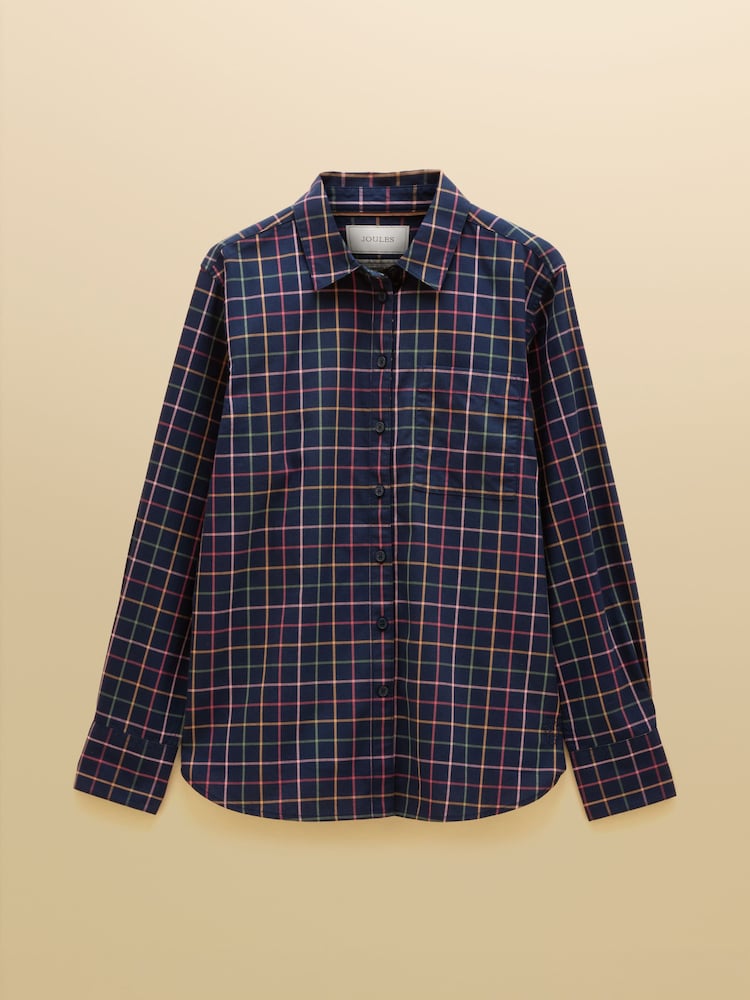 Boyfriend Oxford Navy Shirt - Image 8 of 8 Boyfriend Oxford Navy Shirt - Image 8 of 8