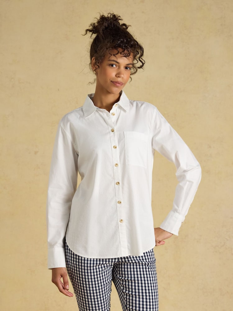 Boyfriend Oxford White Shirt - Image 2 of 8 Boyfriend Oxford White Shirt - Image 2 of 8