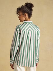 Boyfriend Oxford Green Shirt - Image 2 of 6