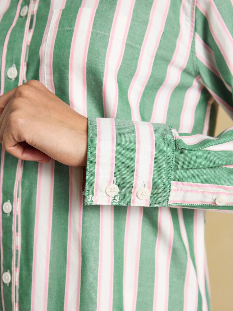 Boyfriend Oxford Green Shirt - Image 6 of 6 Boyfriend Oxford Green Shirt - Image 6 of 6