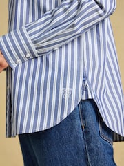 Boyfriend Oxford Blue Stripe Shirt - Image 5 of 8