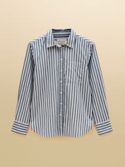 Boyfriend Oxford Blue Stripe Shirt - Image 8 of 8