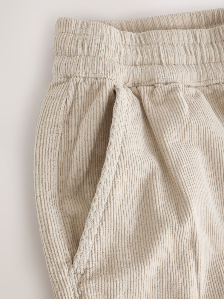 骨色 - 松紧腰带短裤 - 10的图像10｝