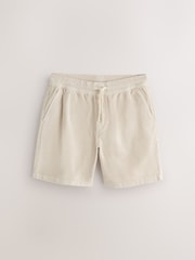 骨色 - 松紧腰带短裤 - 10的图像7｝