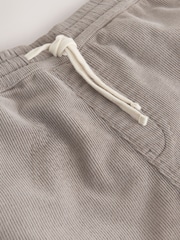 棕色 - 松紧腰带短裤 - 11的图像8｝