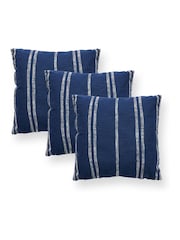 BHS 2 Pack Navy Riga Cushions - Image 5 of 5