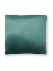 BHS 2 Pack Green Velvet Velour Piped Edge Cushions - Image 2 of 4
