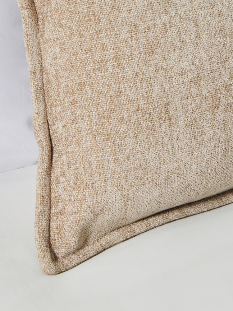 BHS 2 Pack Natural Oxford Chenille Cushions - Image 2 of 3 BHS 2 Pack Natural Oxford Chenille Cushions - Image 2 of 3