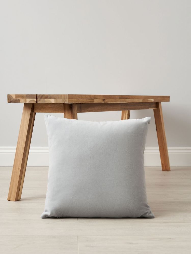 BHS 2 Pack Silver Matte Velvet Cushions - Image 1 of 5 BHS 2 Pack Silver Matte Velvet Cushions - Image 1 of 5