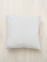 BHS 2 Pack Silver Matte Velvet Cushions - Image 2 of 5
