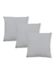 BHS 2 Pack Silver Matte Velvet Cushions - Image 5 of 5