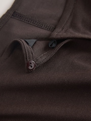 Maro Ciocolată - Cape Long Sleeve Top - Imaginea 6 din 7