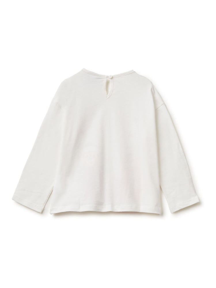 Benetton Long Sleeve Christmas Cream T-Shirt - صورة 2 من 3 Benetton Long Sleeve Christmas Cream T-Shirt - صورة 2 من 3