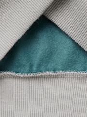 Benetton Blue Long Sleeve Logo Hoodie - Image 3 of 3