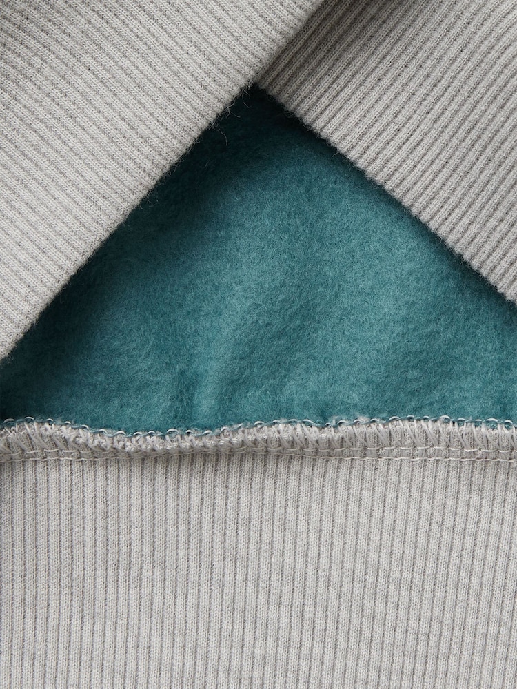 Benetton Blue Long Sleeve Logo Hoodie - Image 3 of 3 Benetton Blue Long Sleeve Logo Hoodie - Image 3 of 3