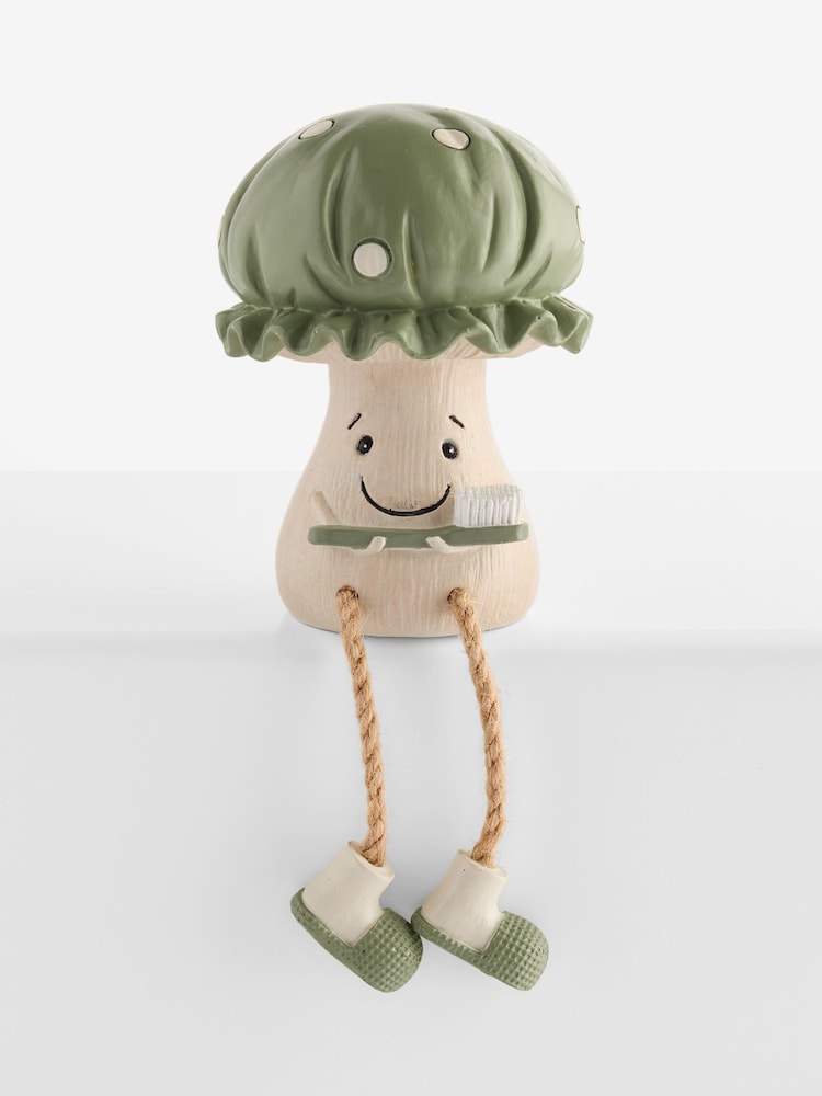 Sage Green Autumn Toadstool Ornament - Image 1 of 1 Sage Green Autumn Toadstool Ornament - Image 1 of 1