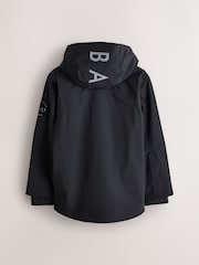 Baker by Ted Baker Black Waterproof Lightweight Coat - Image 10 of 20