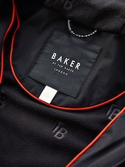 Baker by Ted Baker Black Waterproof Lightweight Coat - Image 16 of 20