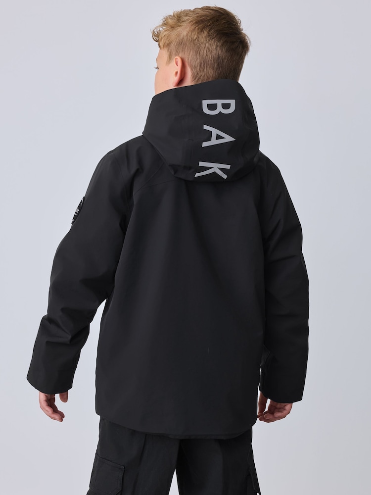 Baker by Ted Baker Black Waterproof Lightweight Coat - Image 2 of 20 Baker by Ted Baker Black Waterproof Lightweight Coat - Image 2 of 20