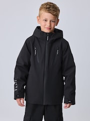 Baker by Ted Baker Black Waterproof Lightweight Coat - Image 3 of 20