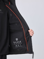 Baker by Ted Baker Black Waterproof Lightweight Coat - Image 4 of 20