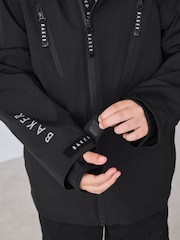 Baker by Ted Baker Black Waterproof Lightweight Coat - Image 5 of 20