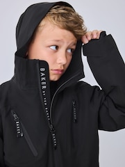Baker by Ted Baker Black Waterproof Lightweight Coat - Image 6 of 20