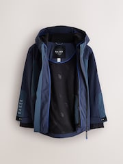 Baker by Ted Baker Navy Waterproof Lightweight Coat - Image 10 of 20