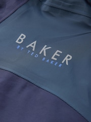 Baker by Ted Baker Navy Waterproof Lightweight Coat - Image 11 of 20