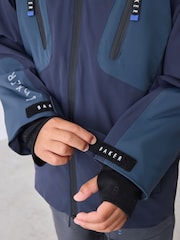Baker by Ted Baker Navy Waterproof Lightweight Coat - Image 7 of 20