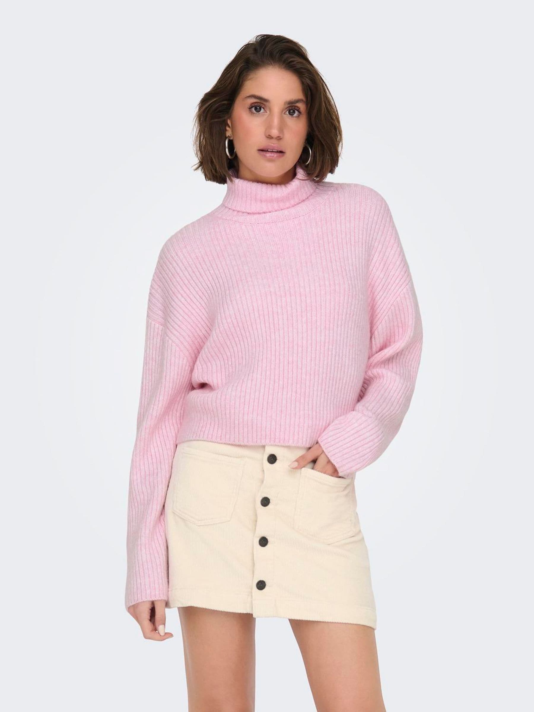 Buy ONLY Pink Cosy Roll Neck Knitted Jumper from Next USA