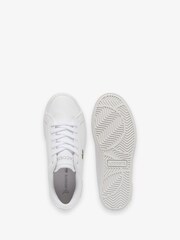 Lacoste White Power Court Trainers - Image 5 of 6