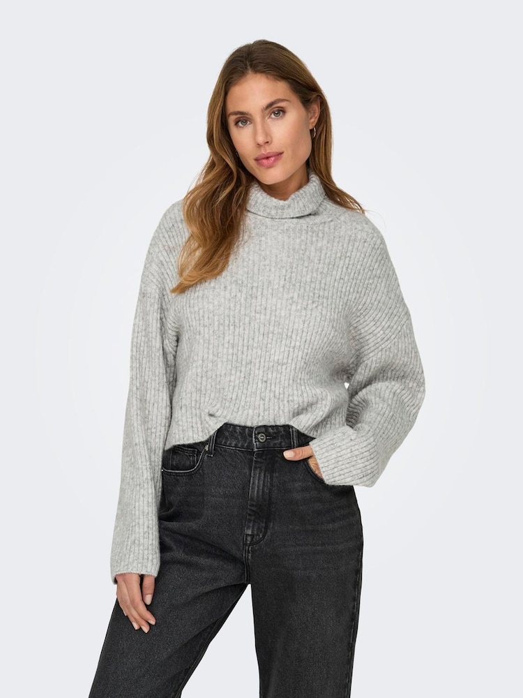 ONLY Cosy Roll Neck Knitted Jumper - Bilde 1 av 6