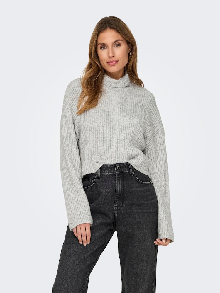 ONLY Cosy Roll Neck Knitted Jumper - Bilde 2 av 6